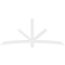 Ekena Millwork Alberta Architectural Grade PVC Gable Bracket, 96"W x 40"H x 4"D x 4"F, 10/12 Pitch GBP096X40X0404ALB00 - alternate 3